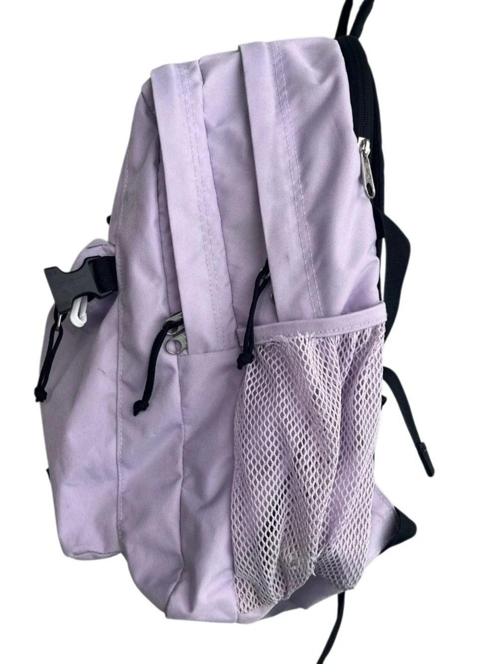 JanSport Cool Student Backpack Pastel Lilac Laptop School Travel Book Bag